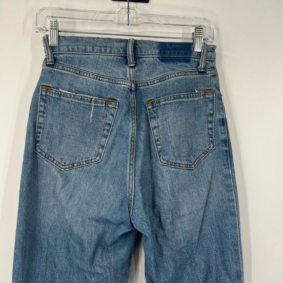 Abercrombie & Fitch Curve Love The Ankle Straight Jeans Ultra High Rise LONG - Picture 6 of 7